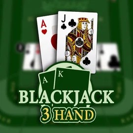 Blackjack 3H (Habanero) online game logo by Habanero on 10cric-bet.in