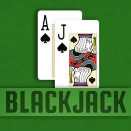 Blackjack (Relax Gaming) slot logo by Relax Gaming at 10CRIC Casino