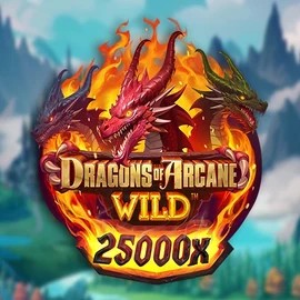 Dragons of Arcane Wild logo by Foxium at 10CRIC Casino