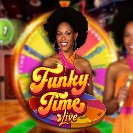 Live Casino logo of Funky Time from Evolution at 10CRIC Casino
