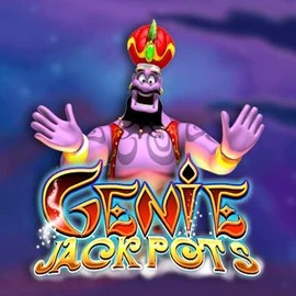 Genie Jackpots by Blueprint Gaming, showcased at 10cric-bet.in – game logo