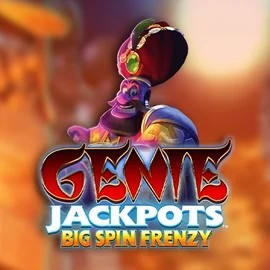 Genie Jackpots: Big Spin Frenzy online game logo by Blueprint Gaming on 10cric-bet.in