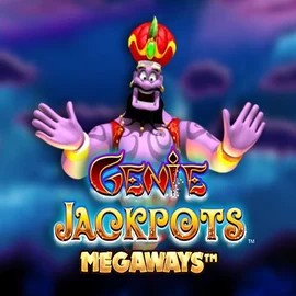 Genie Jackpots Megaways slot logo by Blueprint Gaming at 10CRIC Casino