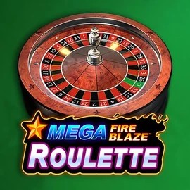 Mega Fire Blaze Roulette online game logo by Playtech on 10cric-bet.in