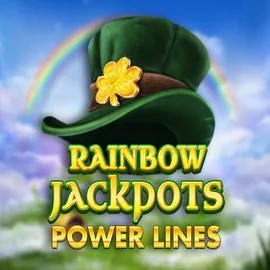 Rainbow Jackpots Power Lines logo – Jackpots by Red Tiger Gaming at 10CRIC Casino