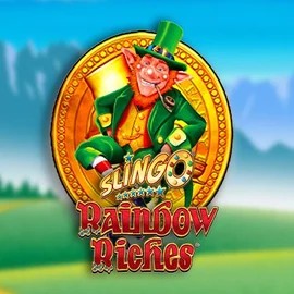 Slingo Rainbow Riches logo by Gaming Realms 10CRIC Casino