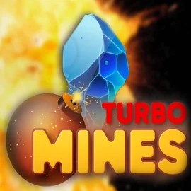 Enjoy Turbo Mines by Turbo Games – logo hosted on 10cric-bet.in