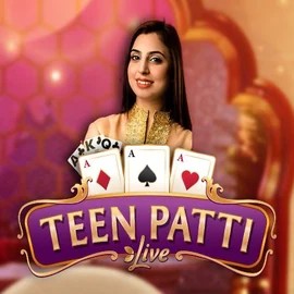 Teen Patti slot logo by Evoplay at 10CRIC CasinoTeen Patti